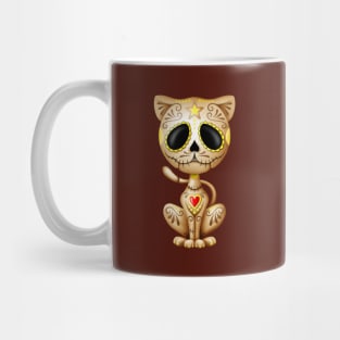 Brown Zombie Sugar Kitten Cat Mug